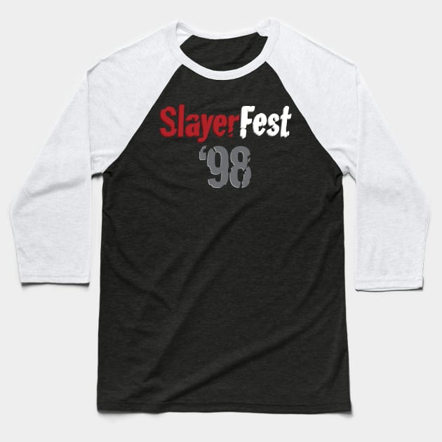 SlayerFest '98 Baseball T-Shirt by Lor